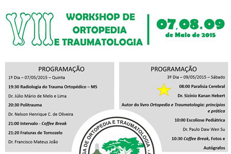 VII Workshop de Ortopedia e Traumatologia