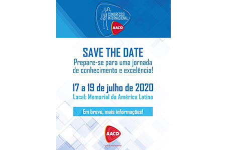 Congresso Internacional AACD Save the Date 2020