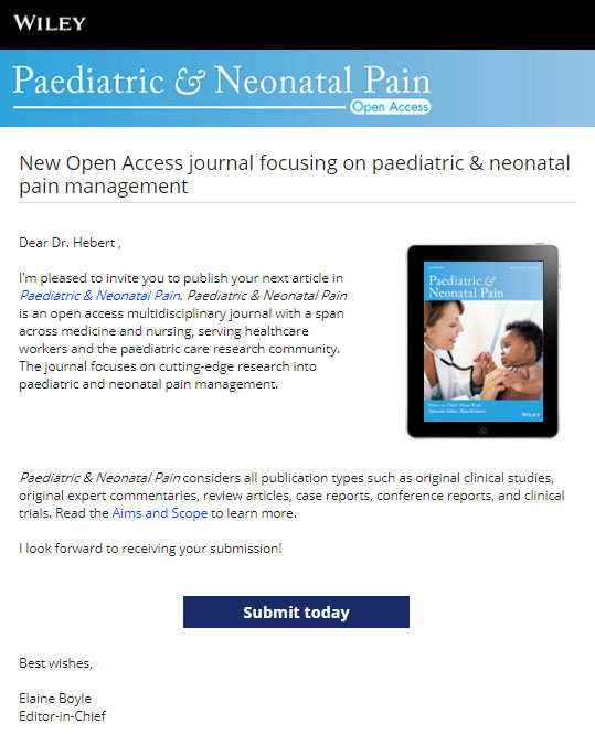 Paediatric e Neonatal Pain